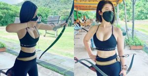 這個邱比特太辣!「巨乳弓箭手」爆乳射擊 網友:我的心被射中【EV棋牌】-EV棋牌