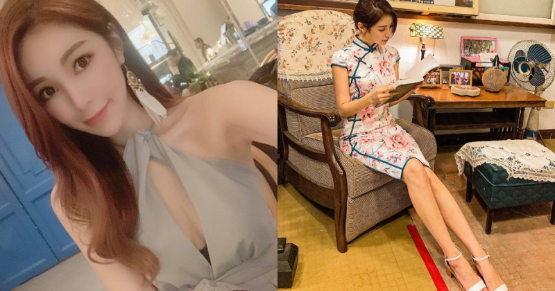 長腿睡美人「蔡雨雨」衣服設計小心機~中路開開秀出渾圓陰影,好想報名當王子吻醒她!