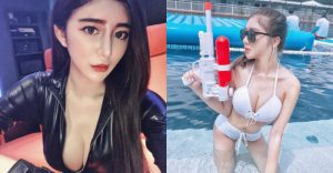 最正美甲師天燈妹化身性感「爆乳女特務」　皮衣胸前拉鍊拉不起來【EV棋牌】-EV棋牌