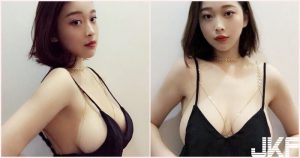 超狂!八字乳妹「肉粽式捆奶」露半球好壞壞!洗澡放送「深夜福利」畫面有夠養眼…【EV棋牌】-EV棋牌