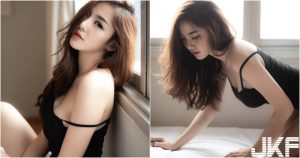 「白嫩大奶正妹」在家發呆日常！黑色細肩帶「爆乳小背心」彎腰就超狂！裡面沒穿啊！【EV棋牌】-EV棋牌