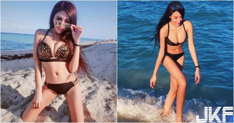 好調皮！海邊倒奶的「爆乳美人魚」！天氣再冷也要穿比基尼秀「性感曲線」啊！【EV棋牌】-EV棋牌