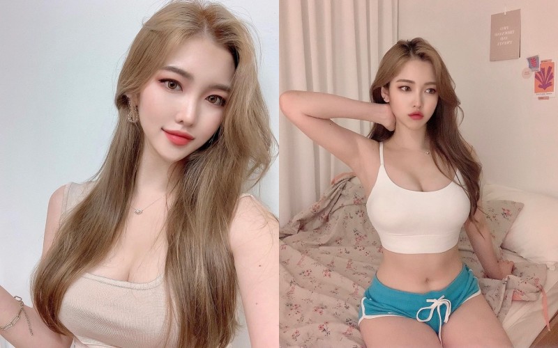 巨乳設計師「솜솜블리」貼身吊嘎半球外洩　深邃「人字溝」清晰可見【EV棋牌】-EV棋牌