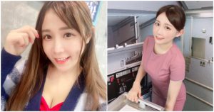 好想被她服務!「骨感小吃貨」Nico 古璇化身空姐LOOK 甜美酒渦笑容讓你直呼戀愛!【EV棋牌】-EV棋牌