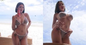 泰國海邊驚見女神級！爆乳尤物「黃禧」炸裂南半球，網讚：角度很好！【EV棋牌】-EV棋牌