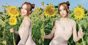 這才是太陽花女神!「心玥」桃花媚眼甜笑太迷人,陽光普照下的美體比花還嬌豔!【EV棋牌】-EV棋牌