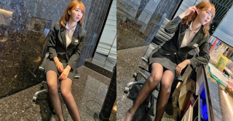 前空服員「寇妮 Connie」轉戰飯店櫃檯　制服底下的黑絲美腿太性感【EV棋牌】-EV棋牌