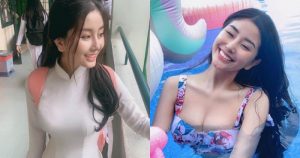 美乳學生妹Chin「發育超良好」，泳池裡解放深溝「乳量滿出來」！【EV棋牌】-EV棋牌