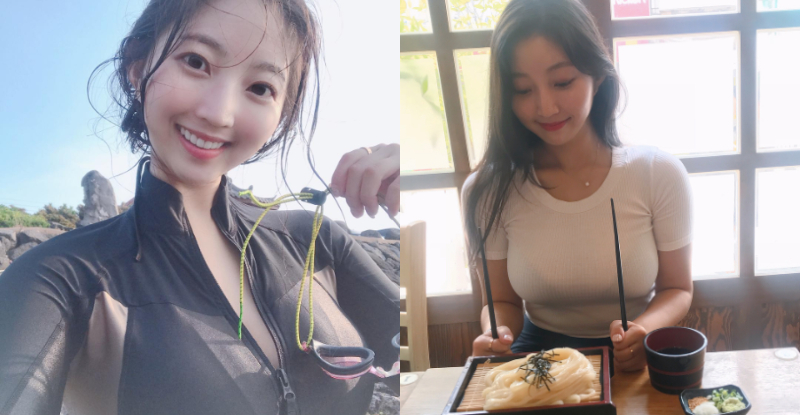 「正妹潛水教練」巨乳身材快炸裂　潛水衣的拉鍊拉不起來啦！【EV棋牌】-EV棋牌