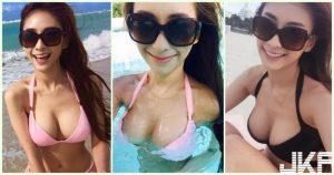 海邊爆奶妹「水乳交融」形狀超犯規！胸前「粉紅色頭燈」畫面好害羞喔…【EV棋牌】-EV棋牌