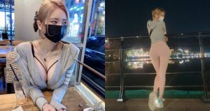 天菜級正妹湖邊夜跑,「緊身褲蜜桃臀」背影超殺!沒想到正面也好辣又好兇啊~【EV棋牌】-EV棋牌