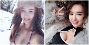 拍寫真也要挑戰極限！「小隻女孩」雅涵Kimi在雪地裡穿著比基尼，衝擊的反差美感【EV棋牌】-EV棋牌