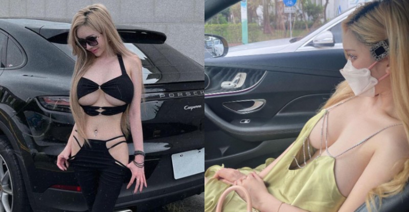 人間芭比！性感駕駛「雲嫣」太火辣　「有罩上路」也犯規【EV棋牌】-EV棋牌