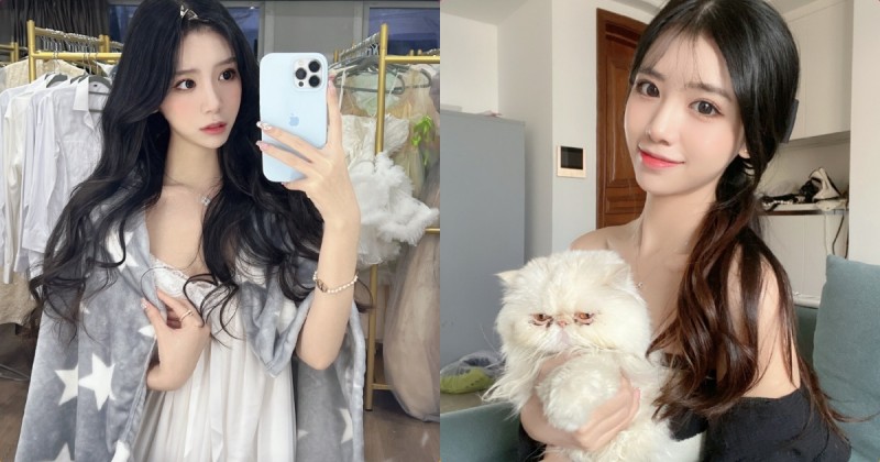 有天使容顏的「長髮溫柔正妹」，露肩上衣「香肩好撩人」！【EV棋牌】-EV棋牌