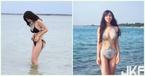 超極品「比基尼正妹」美乳線條好犯規!兇悍的爆奶視角讓人受不了…【EV棋牌】-EV棋牌