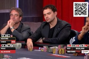 【EV扑克】用4-high跟注全下,用AA推入1287个BB——Alan Keating是天才还是疯子?【EV棋牌】-EV棋牌