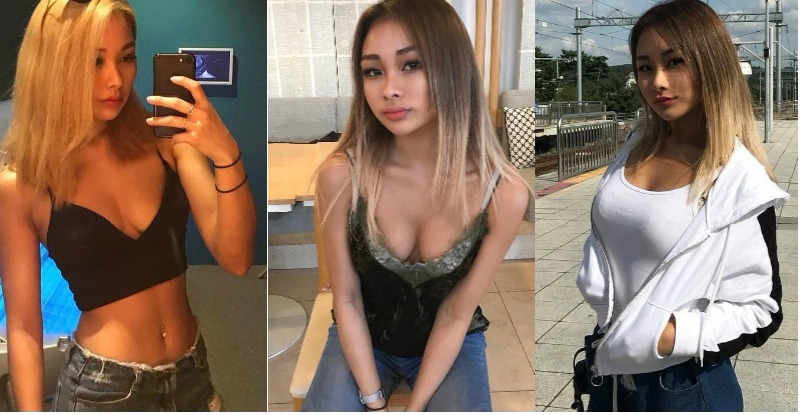 注意！狂野妹子深V拉到底「渾圓乳球」要衝出！微微前傾「深邃奶溝」好明顯【EV棋牌】-EV棋牌