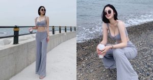 海邊「超正老闆娘」展現迷人長輩視角！極品顏值散發強大魅力【EV棋牌】-EV棋牌