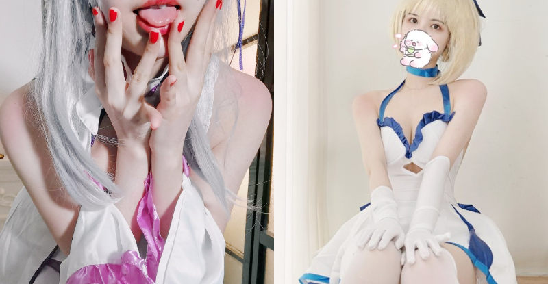 什麼都露就是不露臉！正妹Coser色氣引爆　白皙辣體滿足你的邪惡幻想【EV棋牌】-EV棋牌