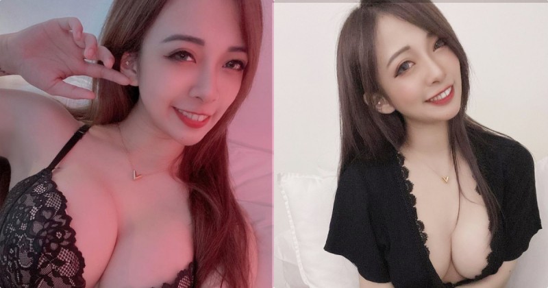 H奶正妹「嵐芯語」火辣爆乳自拍，「超豐滿車頭燈」照亮你的心！【EV棋牌】-EV棋牌