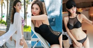 乳力釋放！妹子運動背心做伸展「渾圓大奶」被擠壓 乳量從旁溢出太性感【EV棋牌】-EV棋牌