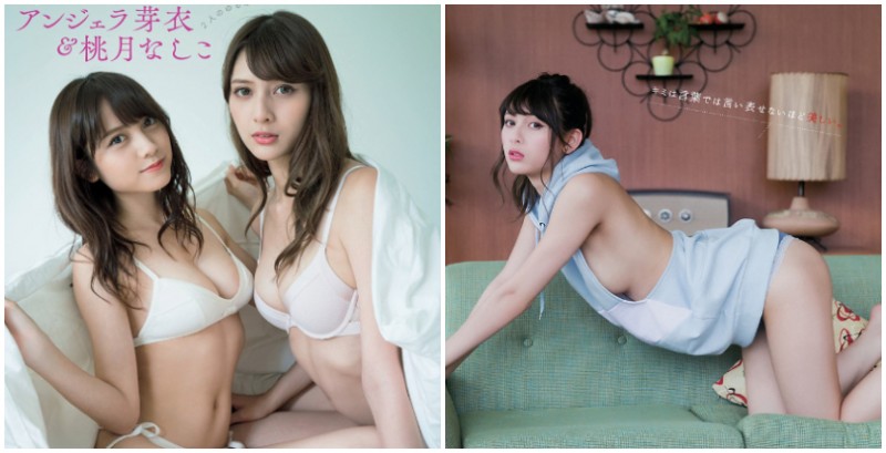 雙F奶亂舞！「混血正妹」安潔拉芽衣與「爆乳護士」桃月梨子的雙重刺激！【EV棋牌】-EV棋牌