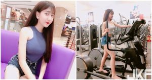 高中嫩妹「辣露乳溝」健身，「白皙長腿」看了快噴鼻血！【EV棋牌】-EV棋牌