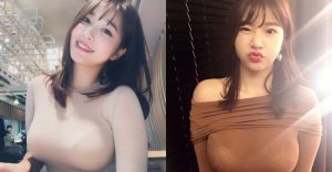 總是把衣服撐到最薄!性感「大奶姐姐」胸圍過人 兩顆奶球快衝破防護!【EV棋牌】-EV棋牌