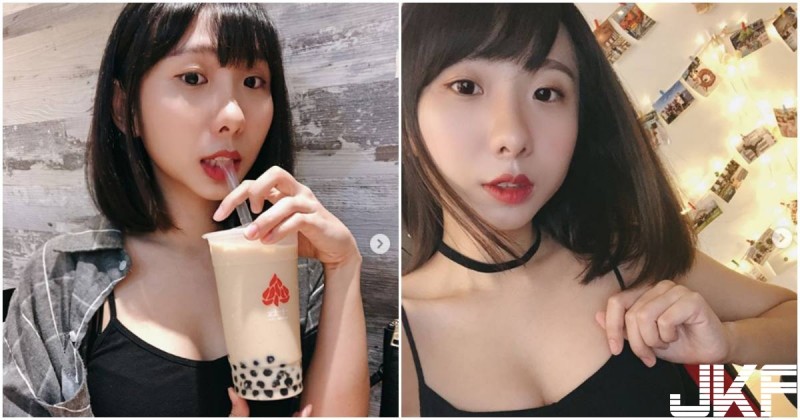 電競主播喝珍奶「深溝超搶鏡」，邪惡畫面讓人受不了…【EV棋牌】-EV棋牌