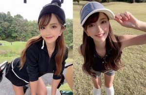 果嶺驚見「短裙高球妹」裙襬搖搖露蜜大腿　女友感爆棚「極品甜笑」比陽光還燦爛【EV棋牌】-EV棋牌