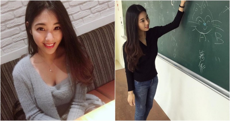 我的老師超級可愛！大學正妹教師「鄭小奈」年輕貌美 同學暴動不敢翹課【EV棋牌】-EV棋牌