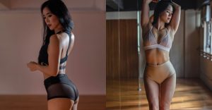 鋼管辣姊「Angie」力頂空中一字馬,「性感腹肌」後藏蜜桃臀【EV棋牌】-EV棋牌