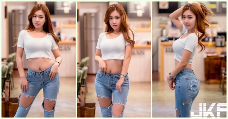 血脈噴張！超性感「白皙大奶妹」水蛇腰好誘人！邪惡的「逆天美腿」讓人好衝動…【EV棋牌】-EV棋牌