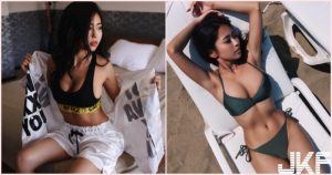 火辣辣！「小麥色正妹」美乳畫面好吸睛！海邊激曬熱乳有夠養眼…【EV棋牌】-EV棋牌
