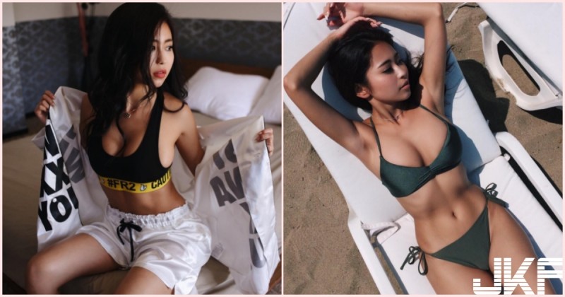 火辣辣！「小麥色正妹」美乳畫面好吸睛！海邊激曬熱乳有夠養眼…【EV棋牌】-EV棋牌