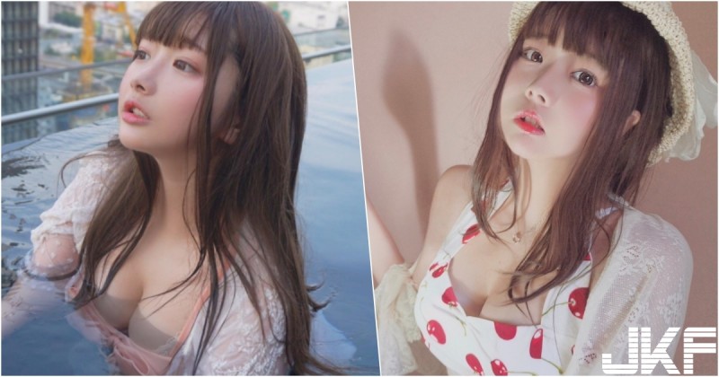 水中芙蓉！超甜美萌妹子擁有「豐滿少女酥胸」！巨大反差真的太邪惡了啦！【EV棋牌】-EV棋牌