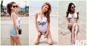 滿滿福利！超優質「沙灘爆乳妹」身材好誘惑！超火辣「美胸身材」逼死人啊…【EV棋牌】-EV棋牌