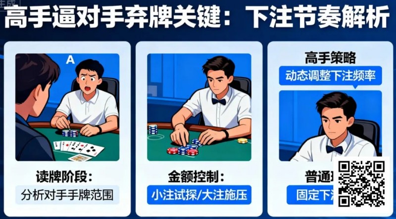 【EV扑克】为什么高手总能逼对手弃牌？关键在下注节奏【EV棋牌】-EV棋牌