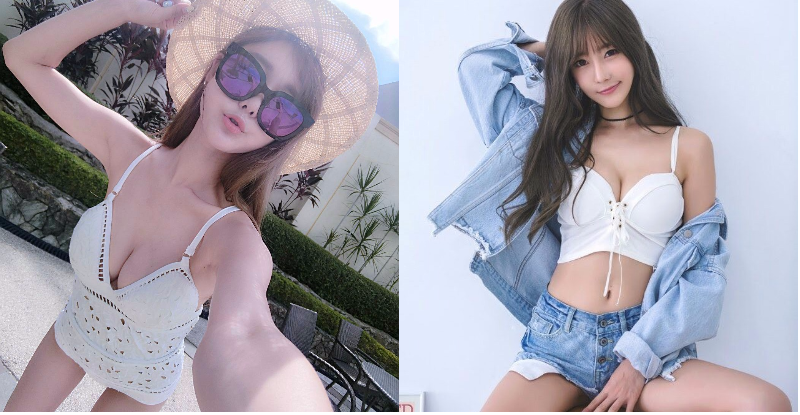 「長腿正妹」胸前雙乳好集中，放大效果好明顯，讓人兩眼不自覺對焦！【EV棋牌】-EV棋牌