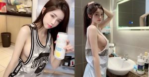 「火辣正妹」在家解放長輩,「無罩開大燈」側溢乳線太銷魂【EV棋牌】-EV棋牌