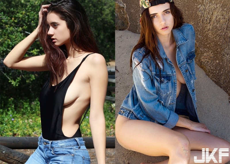 超天然完美胸型「水滴奶」加州妹，拍照不露不行！網：這木瓜可以夾筆【EV棋牌】-EV棋牌