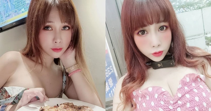 性感正妹「霜姬」吃飯時衣服下滑，超飽滿北半球直接蹦出了！【EV棋牌】-EV棋牌