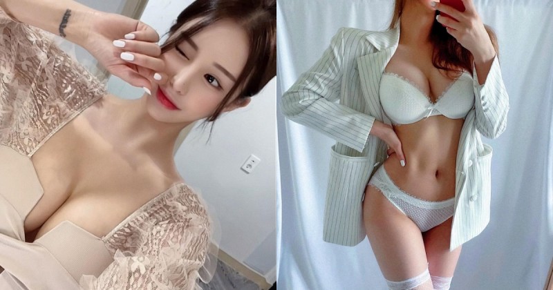 網拍老闆娘「巨乳細腰」太OP！親自示範「性感內衣」引6萬人追蹤！【EV棋牌】-EV棋牌