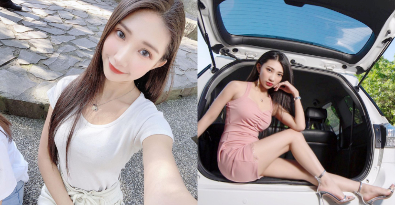 副駕正取！甜美正妹「小曖萱Strawberry」水汪大眼太吸睛，香車配美人剛好一次包軌！【EV棋牌】-EV棋牌