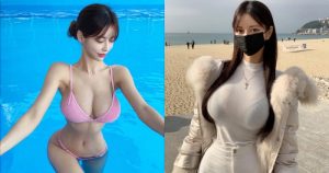 美乳正妹「穿羽絨衣也能超辣」，「飽滿的透視巨乳」讓人狂盯！【EV棋牌】-EV棋牌