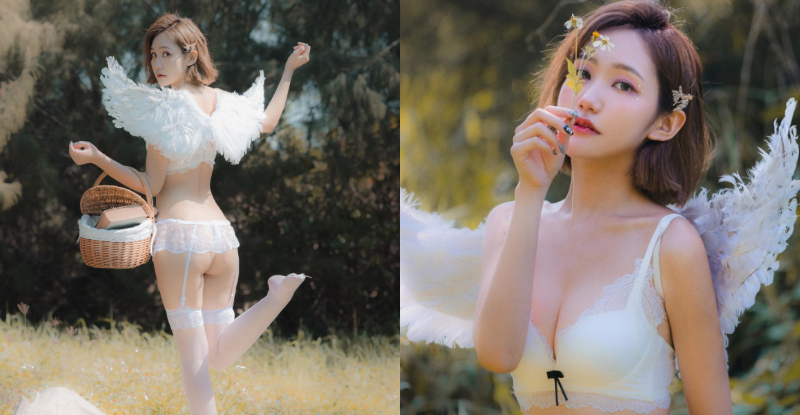 純欲小天使「蔣馨」下凡超仙氣，嫩乳轉身再現微笑臀　網：「超想抓！」【EV棋牌】-EV棋牌