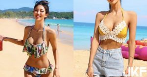 巨乳、長腿、天使顏！正妹自備「超亮車頭燈」，發光程度遊客視線逐漸母通！【EV棋牌】-EV棋牌