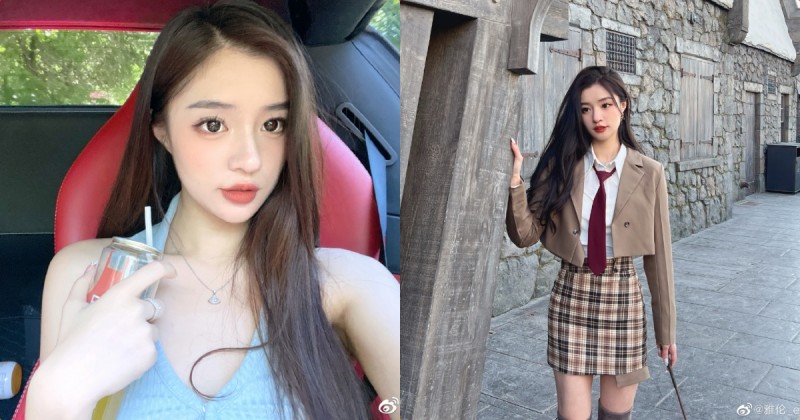 高挑正妹「學院風造型好撩人」，「逆天大長腿」成焦點！【EV棋牌】-EV棋牌
