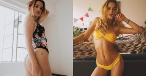 這是一種暗示！妹子伸個懶腰就露乳球　「衣服底下什麼都沒穿」好嗨阿～【EV棋牌】-EV棋牌