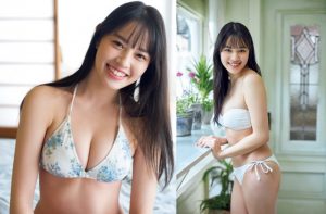 王道美少女「豬子れいあ」性感比基尼凸顯飽滿曲線　少女系甜美笑容洋溢青春氣息【EV棋牌】-EV棋牌